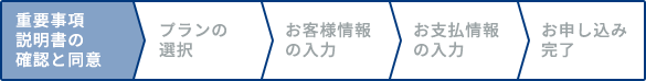 重要事項説明書の確認と同意